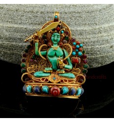 Fine Quality Manjushri Ghau Pendant Prayer Box From Patan, Nepal.