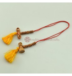 Vajra and Bell Sandalwood Mala Counter Set