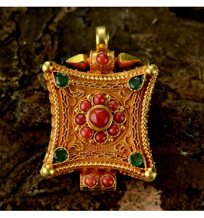 Tibetan Gau Necklace 2024 www.alhudapk