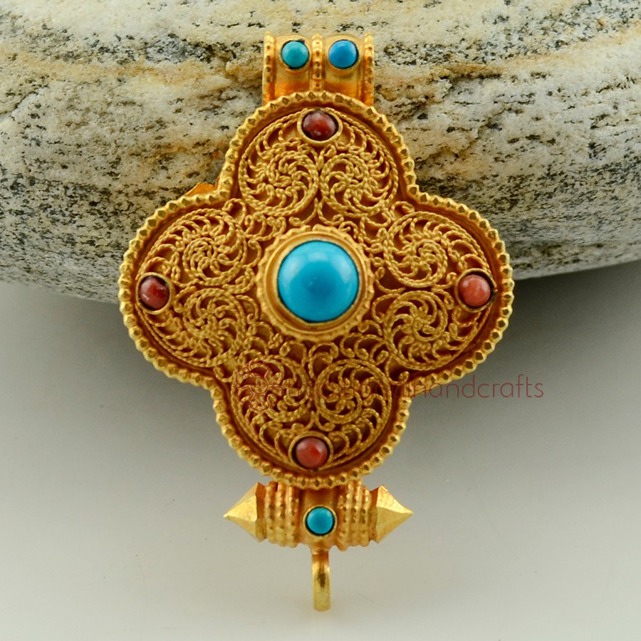 Tibetan best sale gold necklace