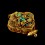 Silver Gold Plated Gau Ghau Tibetan Shrine Prayer Box Pendant from Patan, Nepal