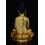 Fine Quality  19" Shakyamuni Buddha Gold Gilded Face Painted Copper Statue Patan, Nepal