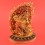  Hand Carved 9.25" Vajrapani Face Painted Gold Gilded with Copper Alloy Statue Patan