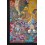 Fine Quality 42.25" x 29" Yellow Jambhala / Kubera Buddhist Tibetan Ritual Scroll Thangka/Thanka Painting From Patan, Nepal