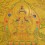 Gold 15.5" x 12"Chenrezig Thangka Painting