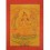 Gold 16.5" x 12.5" White Tara Thangka Painting