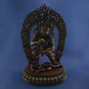 Fine Quality Hand Carved 19.5" Black Dzambhala Statue