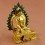 Good  Quality 7" Shakyamuni Buddha Gold Gilded with Face Painted Statue from Patan, Nepal