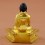 Good  Quality 7" Shakyamuni Buddha Gold Gilded with Face Painted Statue from Patan, Nepal