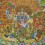 32.5"x22.75" Bernagchen Mahakala Thangka Painting