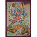 32.75"x23" Powerful Tantric Chakrasamvara Thangka Painting