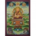 32.5"x22.5" His Holiness the 14th Dalai Lama of Tibet Thankga Painting