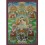 33"x22.75" Milarepa Thangka Painting