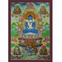 32.5"x23" "Buddha Samantabhadra or Kuntuzangpo" Buddhist Tibetan Thangka Scroll Painting