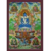 32.5"x23" "Buddha Samantabhadra or Kuntuzangpo" Buddhist Tibetan Thangka Scroll Painting