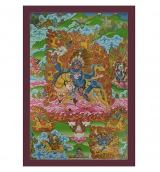 33" x 23" Palden Lhamo Thangka Painting