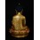 Fine Quality 19" Amitabha/ Amida Buddha Gold Gilded Antiquated with Frame  Face Painted Copper Statue Patan, Nepal