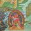 Dorje Drolo – The Wrathful Emanation of Guru Rinpoche 33" x 22.75" Thangka Painting