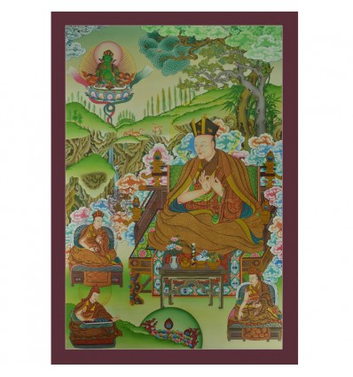 32.75" x 23" The 8th Gyalwa Karmapa Thangka Painting