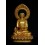 Fine Quality 19" Medicine Buddha Gold Gilded Face Painted Copper Statue Patan, Nepal 