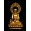 Fine Quality 19" Medicine Buddha Gold Gilded Face Painted Copper Statue Patan, Nepal 