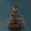 Finely Hand Carved 14.5" Vajrasattva Oxidized Copper Alloy Statue from Patan, Nepal