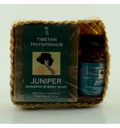 Juniper Soap & Oil Gift Basket