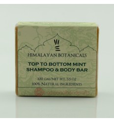 Top To Bottom Mint Shampoo and Body Bar