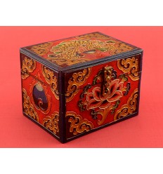 Tibetan Jewelry Wooden Box