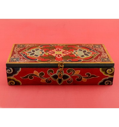 Tibetan Jewelry Wooden Box