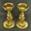 Fine Hand Carvings 6" Tibetan Buddhism Brass Butter / Ghee Lamps Set from Nepal.