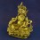Hand Craved 11" Yellow Dzambhala Statue From Patan, Nepal.