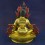Hand Craved 11" Yellow Dzambhala Statue From Patan, Nepal.