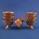 Finely Carved Copper Alloy with 4" Tibetan Buddhist Offering Bowls Set Nepal