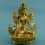 Fine Quality Hand Carved Gold Face Painted 8.5" White Tara Copper with Gold Gilded Statue From Patan, Nepal.