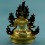 Fine Quality Hand Carved Gold Face Painted 8.5" White Tara Copper with Gold Gilded Statue From Patan, Nepal.