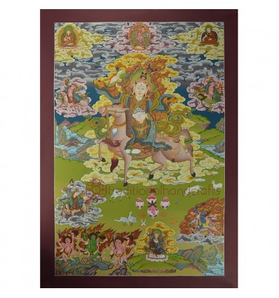 33” x 23” Achi Chokyi Dorlma Thangka Painting