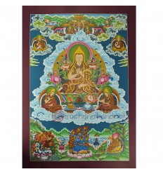 33” x 23.5” Tsongkhapa Thangka Painting