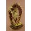 Hand Carved 16" Ekajati Dakini Gold Gilded Copper Statue from Patan, Nepal