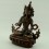Fine Hand Carved 8.75" Vajrasattva Drojesempa Oxidized Copper Statue Patan Nepal