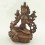 Fine Hand Carved 8.5" Green Tara/Dolma Oxidized Copper Statue From Patan, Nepal
