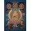 Fine Quality 42" x 29.25" Shakyamuni Buddha Tibetan Buddhist Thangka/Thanka Scroll Painting from Patan, Nepal