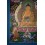 Fine Quality 42" x 29.25" Shakyamuni Buddha Tibetan Buddhist Thangka/Thanka Scroll Painting from Patan, Nepal