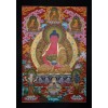 Fine Quality 42.25" x 29.25" Amitabha Buddha / Opame Gold Tibetan Buddhist Thangka Ritual Scroll Painting from Patan, Nepal