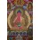 Fine Quality 42.25" x 29.25" Amitabha Buddha / Opame Gold Tibetan Buddhist Thangka Ritual Scroll Painting from Patan, Nepal