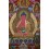 Fine Quality 42.25" x 29.25" Amitabha Buddha / Opame Gold Tibetan Buddhist Thangka Ritual Scroll Painting from Patan, Nepal