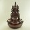 Fine Quality 14.25" Aparmita / Amitayus Oxidized Copper Alloy Statue Patan Nepal