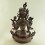 Fine Quality 15" White Tara / Dolkar Oxidized Copper Alloy Statue Patan, Nepal