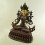 Fine Quality 15.5" White Tara / Dolkar Oxidized Copper Alloy Statue Patan, Nepal