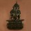 Fine Hand Carved 24.5 " Vajrasattva Oxidized Copper Alloy Statue from Patan, Nepal